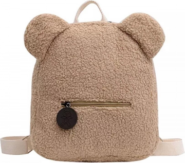 Rugzak teddy beige