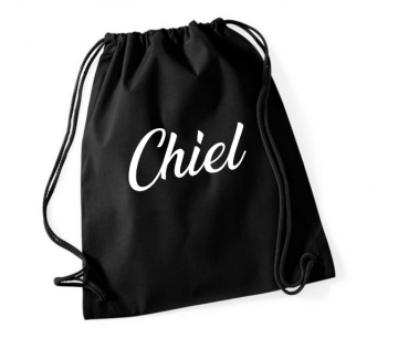 Rugzakje katoen met naam zwart ananda