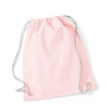 Rugzakje katoen pastel pink