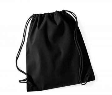 Rugzakje katoen zwart