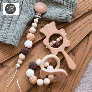 Setje 3 delig bruin vogel 2