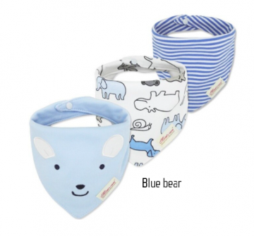 Slabber set blue bear