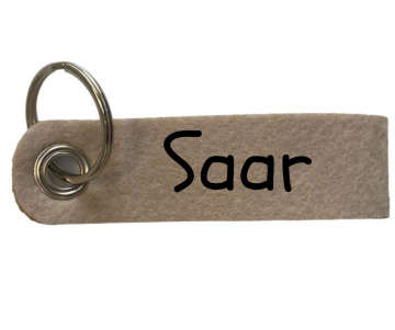 Sleutelhanger zand saar