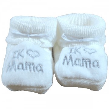 Slofjes i love mama 1