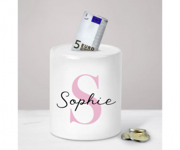 Spaarpot met naam 0
