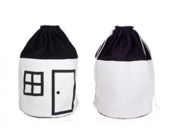 Speelgoed opruimzak zwart