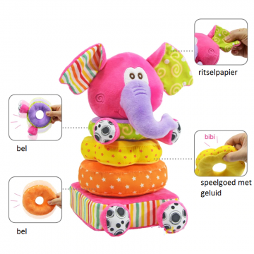 Speelgoed stapel olifant 3