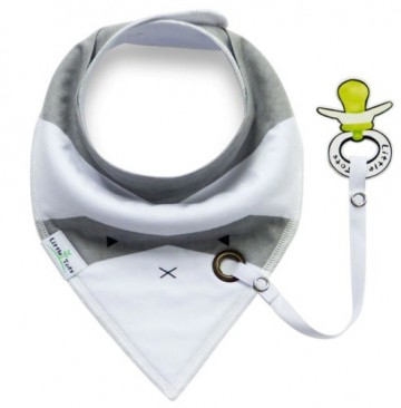 Speen slabber wit grijs