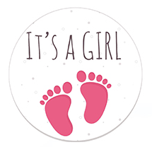 Sticker its a girl