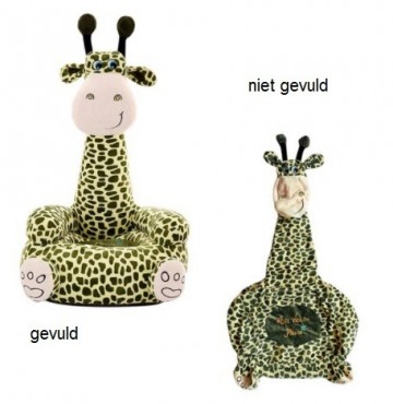 Stoeltjes giraffe groen