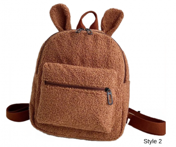 Teddy rugzak bruin style 2