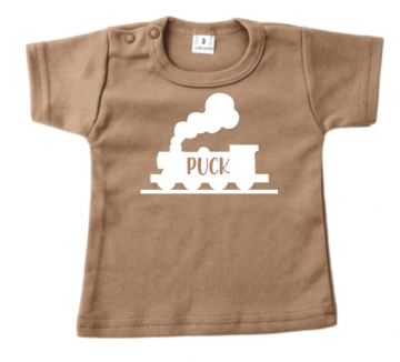 Tshirt mokka locomotief