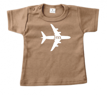 Tshirt mokka vliegtuig