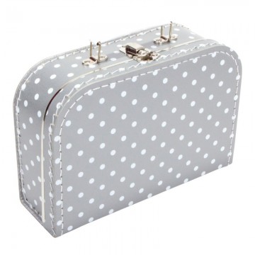 Zilver wit stip 25 cm 0