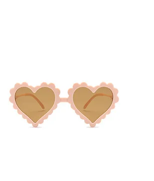 Zonnebril hart pink2