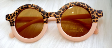 Zonnebril leopard blush