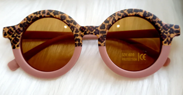 Zonnebril leopard coffee