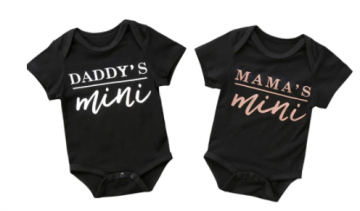 Zwarte rompers daddys mammay mini